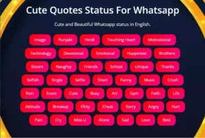 Best Cute status in English