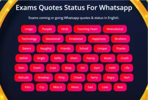 Best Exams Status in English