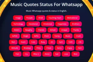 Best Music status in English