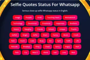 Best Selfie status in English