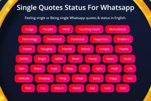 Best Single Status in English