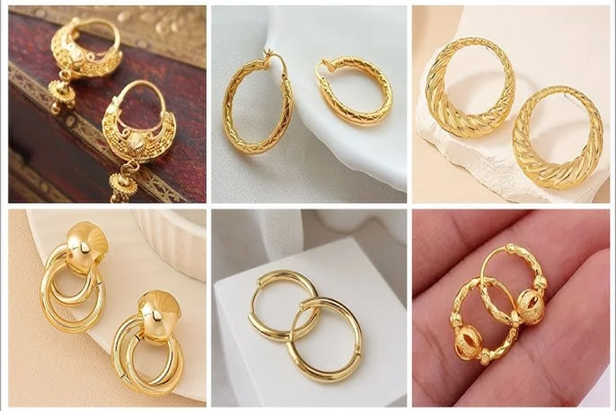 Gold Bali Earrings